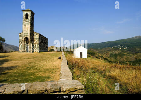 Frankreich, Korsika, Kirche "San Michele de Murato" Stockfoto