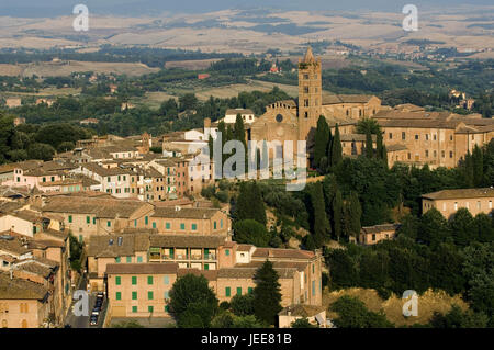 Italien, Toskana, Siena, Altstadt, Kirche "San Francesco", Stockfoto