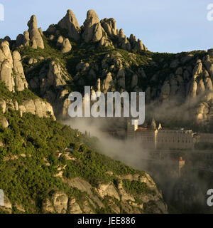 Spanien, Katalonien, Weg zum Kloster von Montserrat, Stockfoto