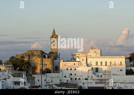 Lokale Ansicht, Vejer De La Frontera, Andalusien, Spanien, Stockfoto