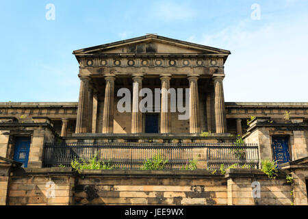 Verlassene alte Royal High School, Calton Hill, Edinburgh, Schottland. Stockfoto