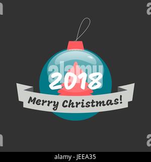 Frohe Weihnachten-banner Stock Vektor