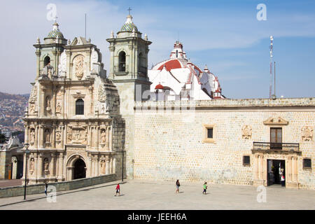 Basilica Menor de Nuestra Senora De La Soledad oder Basilika der Muttergottes von Einsamkeit, Oaxaca, Mexiko Stockfoto