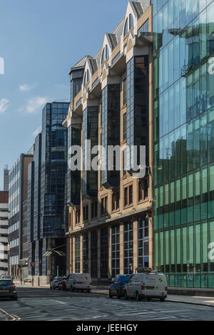 Modernes Bürogebäude in Cadogan Street, Glasgow, Schottland, UK Stockfoto