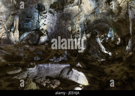 Carlsbad Caverns Felsformationen. New Mexico Stockfoto