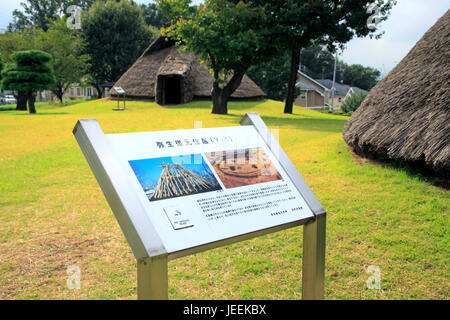Restauriert alte Grubenhaus im Hon-Machida Iseki archäologischen Stätten in Machida Stadt Tokio Japan Stockfoto