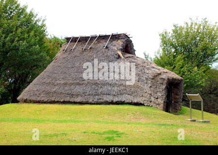 Restauriert alte Grubenhaus im Hon-Machida Iseki archäologischen Stätten in Machida Stadt Tokio Japan Stockfoto