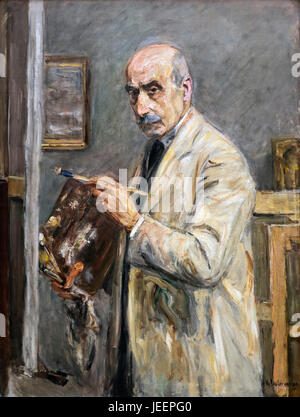Max Liebermann (1847-1935), Self-Portrait des Malers insgesamt (Selbstbildnis Im Malkittel), 1922 Stockfoto