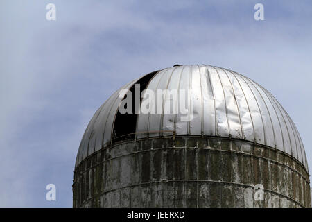 Bauernhof Silo, Raum Farmen Zoo und Museum, Sussex County, New Jersey, USA Stockfoto