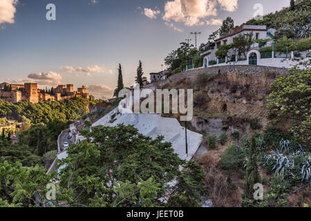 Ver Sacromonte in Granada, Spanien Stockfoto