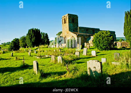 Str. Mary die Jungfrau Kirche, Leake, North Yorkshire Stockfoto