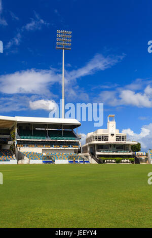 Kensington Oval Cricket Ground in Bridgetown, Barbados.  Der Veranstaltungsort veranstaltete das WM-Finale 2007 und 2010 ICC World T20 Finale. Stockfoto