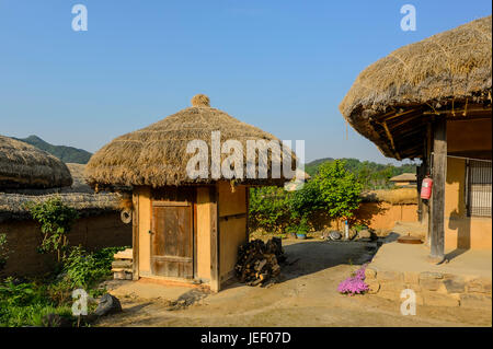 Hahoe Dorf in Südkorea Stockfoto