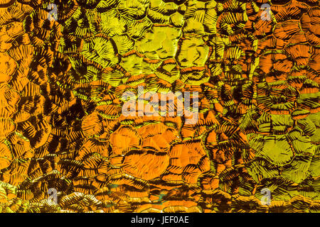Farbe Glasmalerei schließen als Hintergrund. Stockfoto