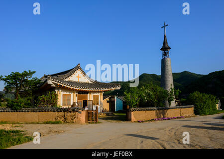 Hahoe Dorf in Südkorea Stockfoto