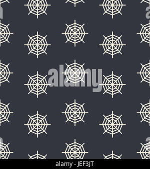 Nahtlose monochrome Spinnennetzmuster zu entwerfen. Monochrome geometrische kreisförmige Diagonale Hintergrund.  Kunst Stockfoto