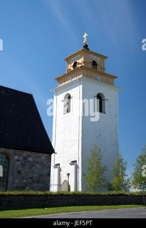 Gammelstad ist das alte Zentrum von Nord-Schwedisch Stadt von Lulea in der Provinz Norrbotten. Das Kirchdorf gehört zu der Welt kulturelles Welterbe Stockfoto