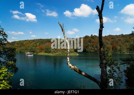 Der Nationalpark Plitvicer Seen ist das laut Fläche der größte Nationalpark Kroatiens und zugleich auch der älteste Nationalpark S Stockfoto