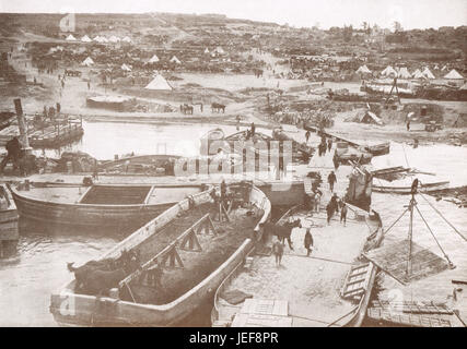 V Strand Gallipoli Landungen, WW 1, 1915 Stockfoto