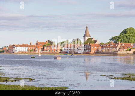 Die attraktive Küste Dorf Bosham, West Sussex, England, UK Stockfoto