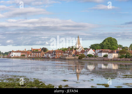 Die attraktive Küste Dorf Bosham, West Sussex, England, UK Stockfoto