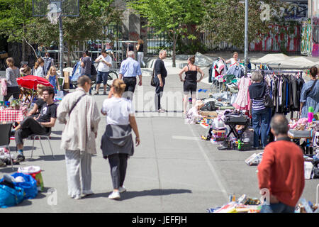 Flohmarkt in Kopenhagen Stockfoto