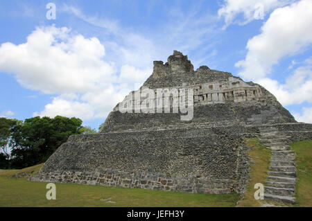 Maya Ruinen Xunantunich, San Ignacio, Belize Stockfoto