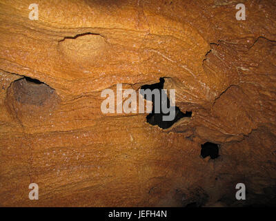 Stalaktiten in der Barton Creek Höhle, Belize Stockfoto