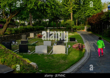 Yanghwajin ausländische Missionar Friedhof, Seele Stockfoto