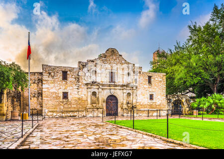 Die Alamo in San Antonio, Texas, USA. Stockfoto