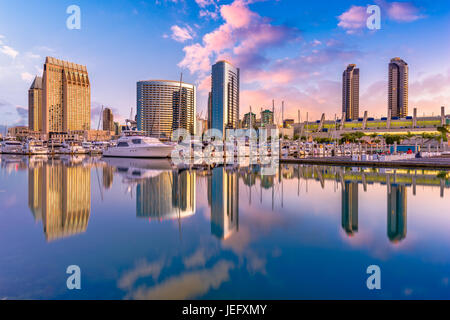 Die Innenstadt von Skyline von San Diego, Kalifornien, USA. Stockfoto