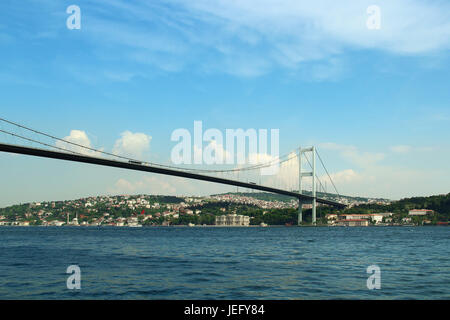 Bosporus-Brücke in Istanbul, Türkei Stockfoto