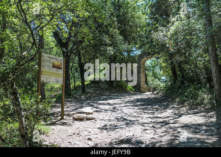 Saint Jean du Puy Hermitage Stockfoto