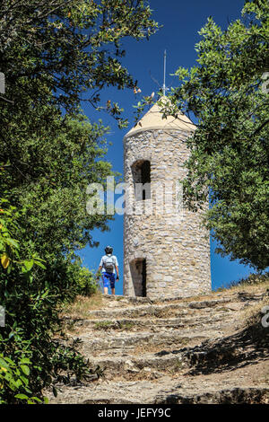 Saint Jean du Puy Hermitage Stockfoto