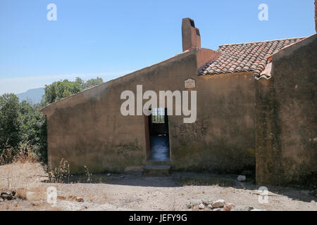 Saint Jean du Puy Hermitage Stockfoto