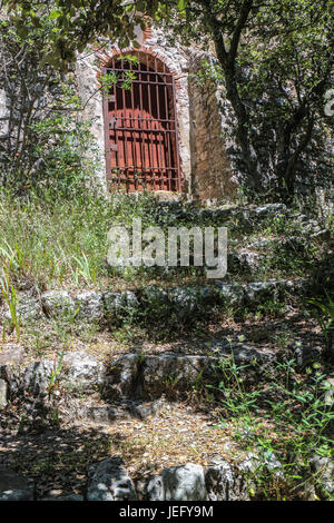 Saint Jean du Puy Hermitage Stockfoto