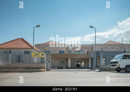 Treffen mit Dr. Jamal Bittar und Asisi Rola Sleiman. Stockfoto