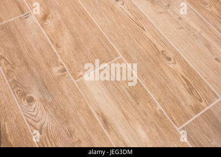 Holzstruktur Fliesenboden, hölzerne Steinzeug Stockfoto