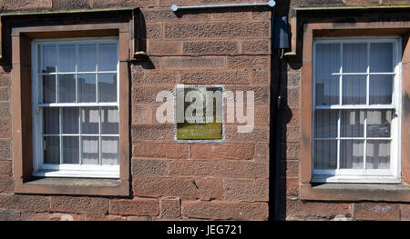 CARLISLE CASTLE - COUNTY-SITZ-HERZOG VON LANCASTER ES REGIMENT Stockfoto