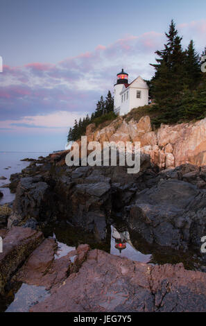 Bass Harbor Leuchtturm Stockfoto