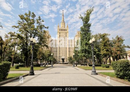 Stalin-Wolkenkratzer, Moskau, Russland Stockfoto