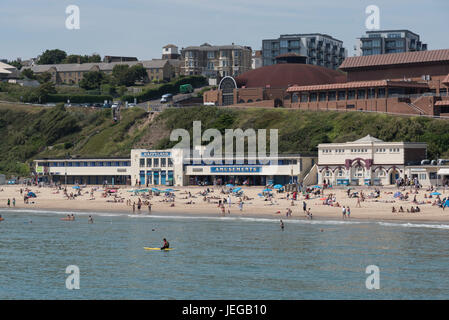 Spielhalle mit Blick auf das Meer in Bournemouth beliebten Seaside resort im südlichen England UK Juni 2017 Stockfoto