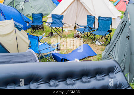 Glastonbury, UK. 24. Juni 2017. Leer - 2017 Glastonbury Festival, würdige Farm. Glastonbury, 25. Juni 2017 Credit: Guy Bell/Alamy Live News Bildnachweis: Guy Bell/Alamy Live-Nachrichten Stockfoto