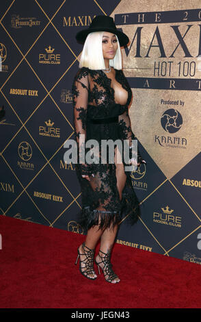 Los Angeles, USA. 24. Juni 2017. Blac Chyna, bei der 2017 MAXIM Hot 100 Party am Hollywood Palladium, Kalifornien am 24. Juni 2017. Bildnachweis: MediaPunch Inc/Alamy Live-Nachrichten Stockfoto