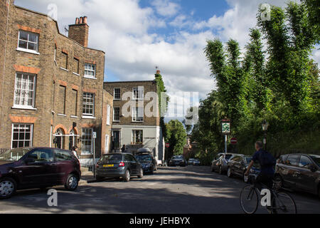 London, Hampstead an einem Sommertag Stockfoto