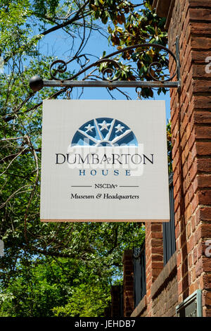 Dumbarton House, 2715 Q Street NW, Washington DC Stockfoto