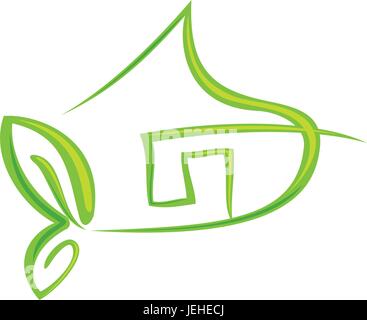 Green House Stock Vektor