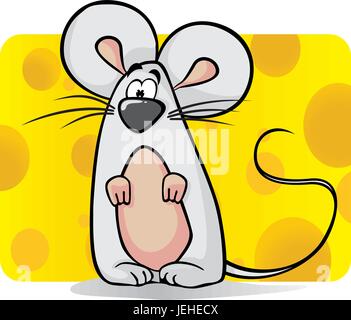 Süße Maus Stock Vektor