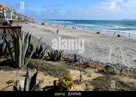 Strand in Tijuana, Mexiko Stockfoto