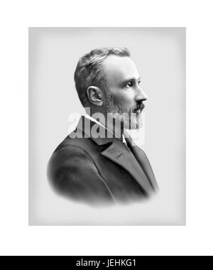 Pierre Curie, 1859-1906, französischer Physiker Stockfoto